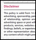 Strawberry Stiletto Disclaimer